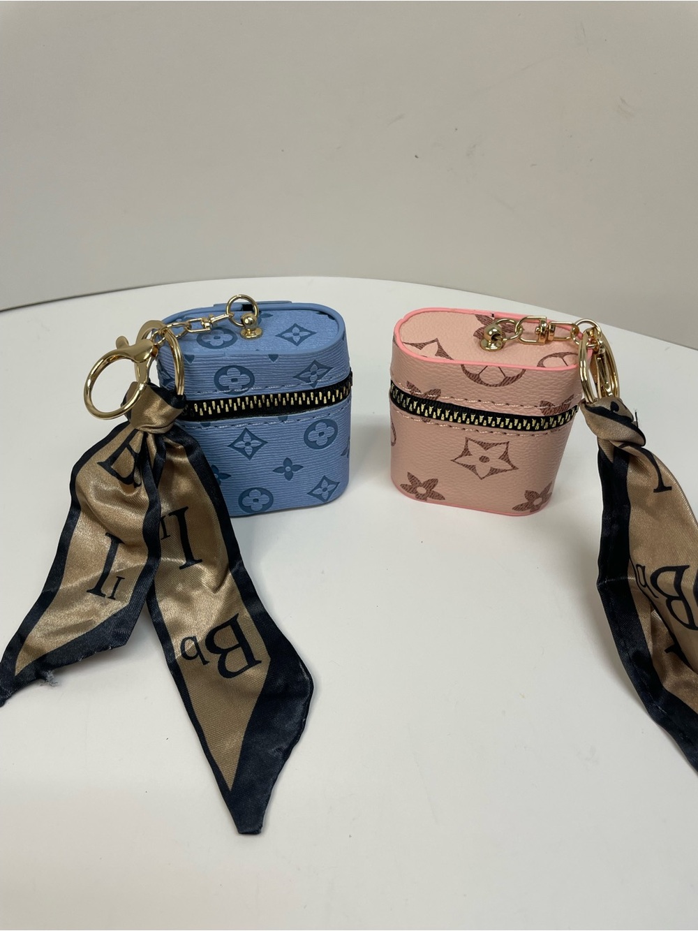 Mini Ear Bud Case/ Key Holder Set of 2